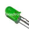 Dioda led 3mm zielona dyfuz. 20mA za 10szt