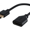Adapter HDMI™ flex giętki, wtyk / gniazdo 0,1m 2.0 4K@60Hz