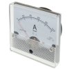 Miernik analog.amper.kwad.100A duży bez bocznika 75mV
