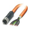Kabel zasilający 6 Core Polichlorek winylu PVC Sheath Pomarańczowy
