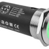 Przycisk podświetlany 82 Blokowanie SPDT Podświetlenie średnica wycięcia 22 mm Panel EAO Zielony 35 V 35 V, IP65, IP67