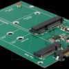 62670 Converter SATA 22 pin > 1 x M.2 NGFF + 1 x mSATA