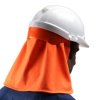 Helmet Sun Cape High Visibility Orange
