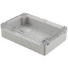 Hammond 1554HL2GYCL Watertight PC Enclosure, Clear Lid 180 x 120 x 45, Grey