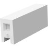 Socket housing, 1 pole, pitch 3.96 mm, straight, natural, 640251-1