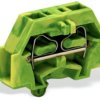2-wire terminal, 1 pole, 0.08-2.5 mm², clamping points: 2, green/yellow, cage clamp, 261-317