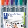 356 WP6 Flip chart marker, round tip, 6 colours