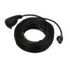 Przedłużacz ogrodowy czarny 20m (3X1,5mm) IP44, gniazdo Schuko HOROZ ELECTRIC