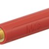 4 mm plug, crimp connection, 1.0 mm², red, 64.2053-22