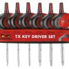 Zestaw kluczy Torx typu Uchwyt sztorcowy, 6 szt., Teng Tools