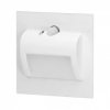 DRACO LED NEW 1,5W, oprawa schodowa podtynkowa, 12VDC, 30lm, 4000K, biała, czujnik ruchu i zmierzchu AD-OS-6164LR4/W