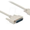 85524 Serial cable, D-Sub 25 plug to D-Sub 9 socket, 2 m
