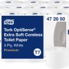 TORK Papier toaletowy T7-System Hülsenloses Toilettenpapier 3-lag T7 472650 Ilość warstw: 3 ark. 18 szt.
