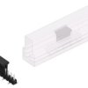 Pin header, 10 pole, pitch 2.54 mm, angled, black, SL10SMD04010ZBSM