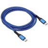 Akyga AK-USB-38 USB cable USB-C plug to plug Blue 1.80 m