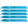 BlueSpot Tools 19009 Bi-Metal Reciprocating Saw Blade 240mm x 5 TPI Pack of 5