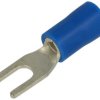 Końcówka; M3; widełkowa; izolowany; 01101-SV2-3; niebieski; proste; na przewód; 1,5÷2,5mm2; zaciskany