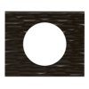 CELIANE Ramka 1 pojedyncza minerał corian czarny dłutowany 069021 LEGRAND