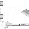 C245776 C245 soldering tip, blade-shaped, C245776/37.0 mm, angled