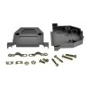 OBUDOWA DB25 SZARA PLASTIK SKRĘCANA D-SUB CANON DB-25 PIN