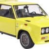 Solido Model samochodu Fiat 131 Abarth 1980 żółty gotowy model Model samochodu