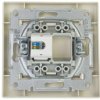 Gniazdo komputerowe Asfora pojedyncze RJ45 kat.5e kremowe z ramką EPH4300123