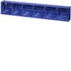 Allit 464440 VarioPlus Box Organiser Blue/Transparent 600x115x95mm