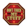 Kinkiet Metal Retro Led Dont Touch Forever Light