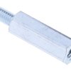 Kołek dystansowy gwint M4 x M4 długość 20mm Stalowe Męski/żeński Sześciokątny RS PRO
