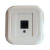 TOPAZ Gniazdo komputerowe RJ45 kat.5e krone LSA+ białe GTP-12T
