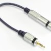 Przejście JACK wtyk 3.5mm - gniazdo 6.3mm stereo z kablem