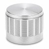 Gałka aluminiowa do potencjometru na oś 6mm - 23x17mm - srebrna - GSL23