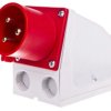 Wtyczka odbiornikowa 32A 3P 400V czerwona IP44 9523-9