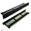 Patch panel 19cali 1U 24xRJ45 kat.6 UTP GMPnet supported by BITNER - 25 LAT gwarancji CU.PP.00032