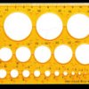 AR 5031 Circle template 1 - 36mm, 25 circles