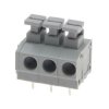 Złącze zatrzaskowe do druku, 3 pola, raster 5mm, wysokość 15,5mm, 250V / 10A, 1,5mm², PA66, Degson DG235