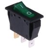 PRZEŁĄCZNIK ZIELONY 16A 250V 3 PIN 35x14mm