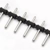 Pin header, 5 pole, pitch 5 mm, straight, black, 806-905