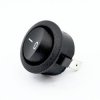 Przełącznik kołyskowy stabilny okrągły czarny ON-OFF
