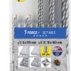 Zestaw wierteł do betonu Alpen DS+ FORCE X MB 5 0080500005100 5 mm, 6 mm, 8 mm, 10 mm 1 szt.