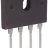 DiodesZetex Prostownik mostkowy 600 V 175 A Pojedyncza GBU 4-pinowy
