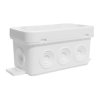 Puszka natynkowa 8-wlotowa wym/zew 80x45x41 mm IP54 biała ViPlast 038-01