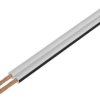 PKT0025BC Przewód głośnikowy typu TLYp 2x1mm2 linka Cu biały nieekranowany