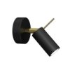 Kinkiet Preston Gold/Black 1X Mini Gu10 Mlp7634 Milagro
