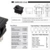Przełącznik klawiszowy SMRS102-1C3B mały 1A 250V