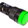 Kontrolka 16mm LED APT 12V zielona
