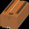 3273384 PTFIX 6/18x2.5 distributor block, brown