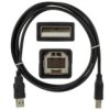 Neku Kabel Drukarkowy Usb 2.0 A / B (Wtyk / Wtyk) Czarny 1,8M