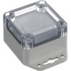 TruComponents 308047 Flanged box ABS-PC Light grey