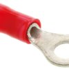Zacisk oczkowy rozmiar przewodu 1.65mm² Ø , M4 izolowany średnica wew 4.17mm Czerwony TE Connectivity